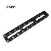 Compatible With 67491 Domestic Granular Building Block Spare Parts 3 × 19 With Hole Boom Frame, Beam Moc Technology Spare Parts