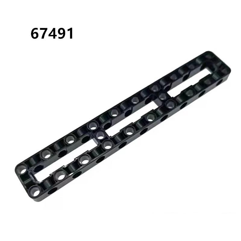 Compatible With 67491 Domestic Granular Building Block Spare Parts 3 × 19 With Hole Boom Frame, Beam Moc Technology Spare Parts