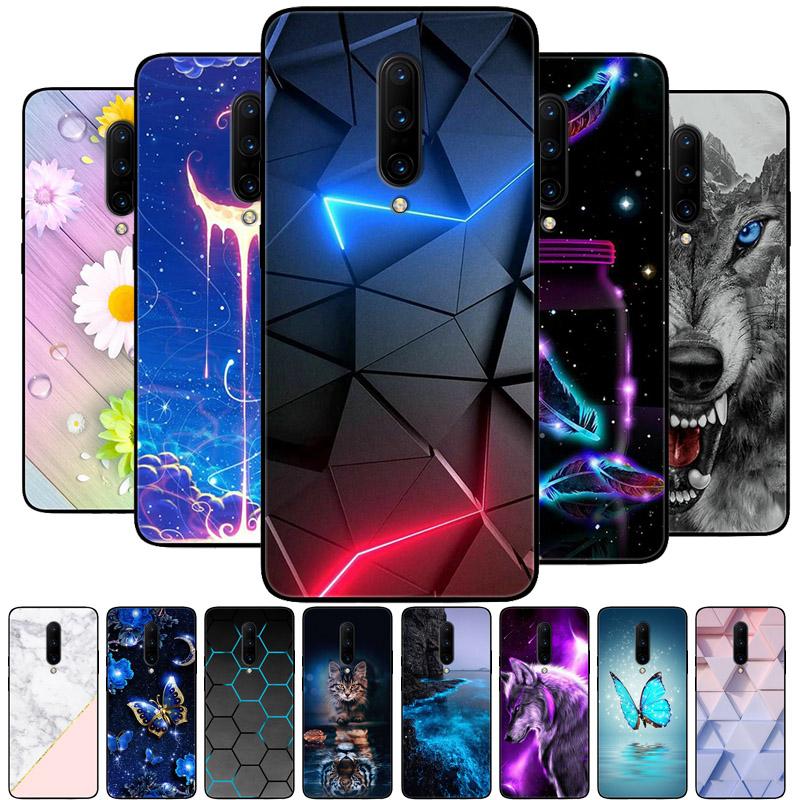 Чехол для Oneplus 7 Pro Силиконовая задняя крышка Чехол для телефона для Oneplus 7T Pro Чехлы Мягкий бампер coque One plus 7 7T Pro Fundas