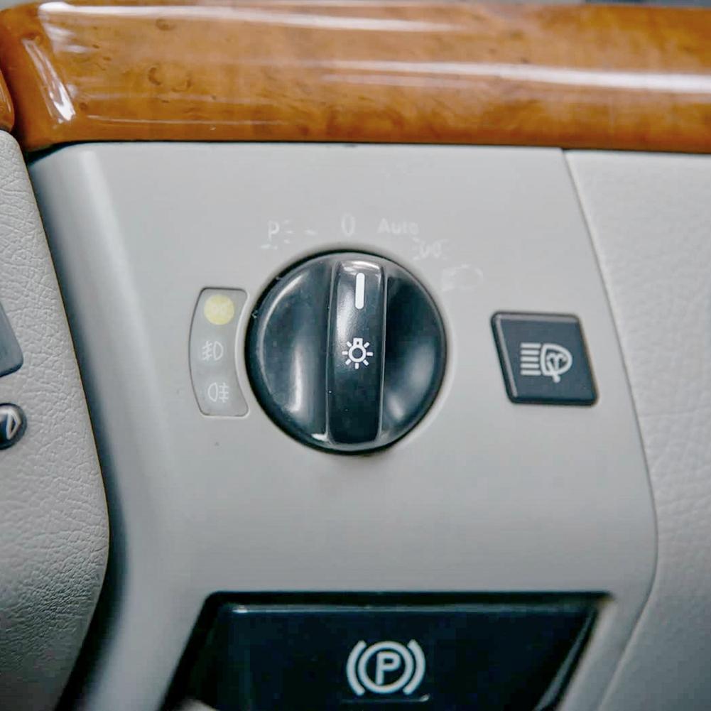 Портативная Для Mercedes Benz S-Class W220 S350 S430 S500 1998-2005 Панель переключателя фар Крышка 2205450204 Запасные части Серый