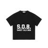 Черная футболка с принтом Sob Sweet Old Bob для повседневной носки