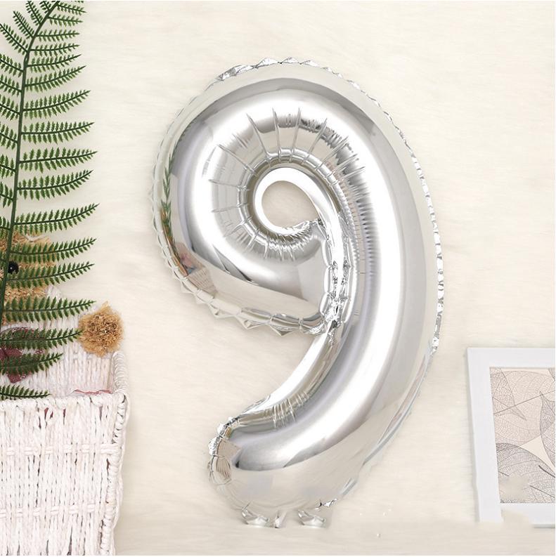 16 дюймов гигантский розовое золото на день рождения гелиевая фольга майларовый воздушный шар с большим номером украшения для дня рождения и свадьбы