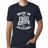 ULTRABASIC - Homme T-shirt Graphique Made In 1960 Idee Cadeau T-shirt Pour Le 60e Anniversaire Army
