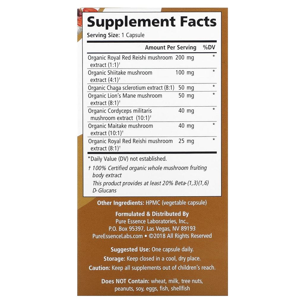 Mypure, Mycomune 4X, 30 Veggie Capsules