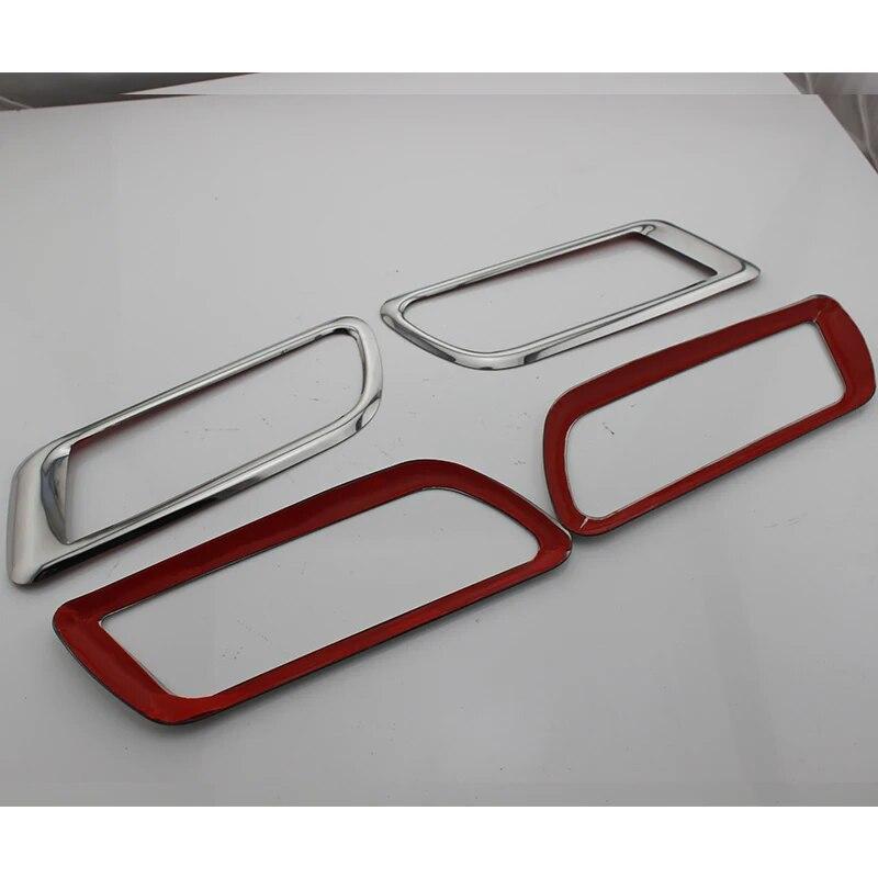 Для Ford Focus 2 Mk2 2009-2012 внутренняя дверная ручка из нержавеющей стали, круглая отделка, хромированная наклейка с блестками