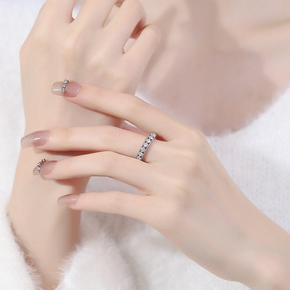 Europe, America, Fashion, Simple And Non-Fading Niche Gypsy Star Zircon Ring, Women'S Ring, Japanese And Korean Ring Jewelry.