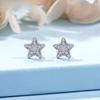 Серьги-звезды с бриллиантами, женские модные серьги из Японии и Кореи, новые ювелирные изделия с нишевым дизайном