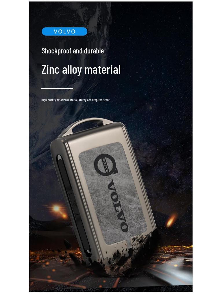 Volvo Car Key Case for XC60, S90, S60, XC90, V40, S60L, XC40 - Unisex Protective Shell