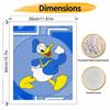 Disney oil painting handmade diy Donald Duck gifts home decorations