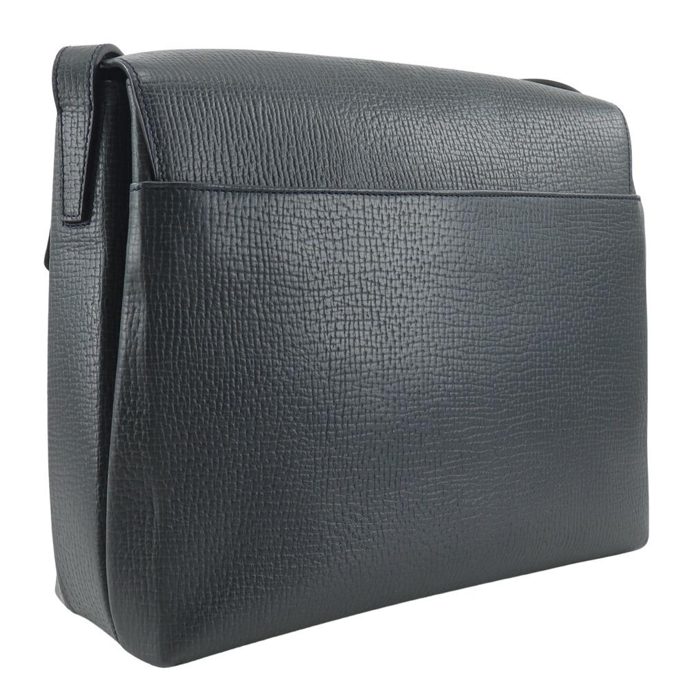 Loewe Одноплечная сумка на ремне из серой кожи Женская Б/У