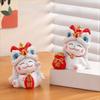 Kawaii Lucky Cat Sculpture Good Fortune New Year Cat Statue  Home Decor