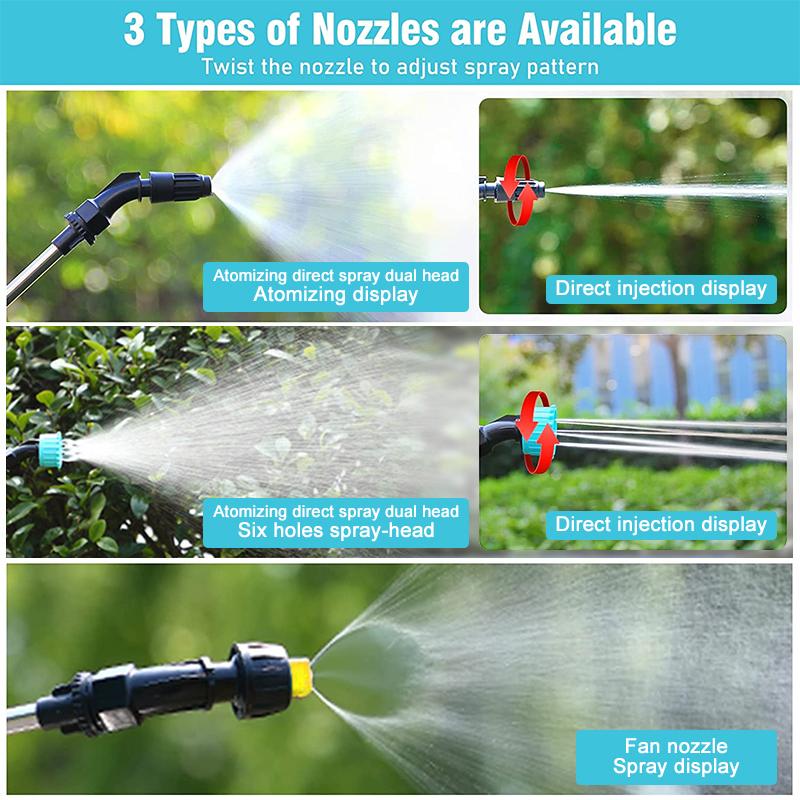 Electric Sprayer Gun Garden Automatic Atomization 3/5/8M USB Charge Plant Sprayer Bottle Sprinkler Watering Can Garden Irrigation