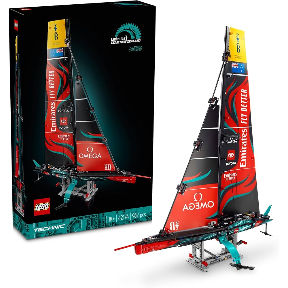 LEGO Technic Команда Новой Зеландии Emirates Team AC75 Яхта Игрушечные Строительные Блоки для Детей и Взрослых 42174