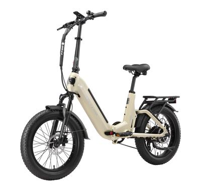 Складной электрический велосипед TTGO F7 – Двигатель 250 Вт – Аккумулятор 48 В 15 Ач – Максимальный запас хода 120-140 км – Шины 20"×3.0" – Гидравлические тормоза – 7 скоростей Shimano