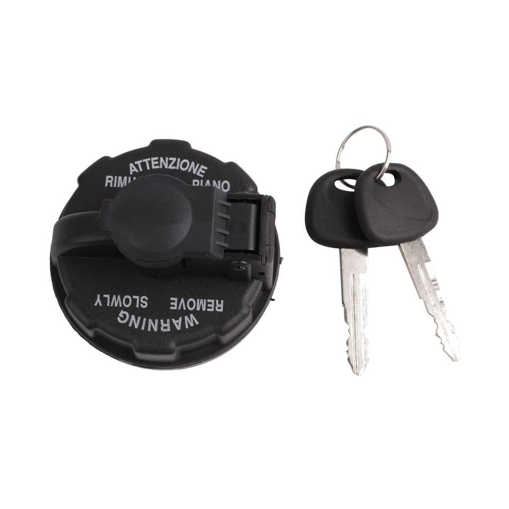 Fuel Tank Filler Cap Cars Fuel Cap with 2 Keys Lockable Locking Fuel Tank Cap