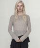 NORMOR Relaxed Slit Knit Grey