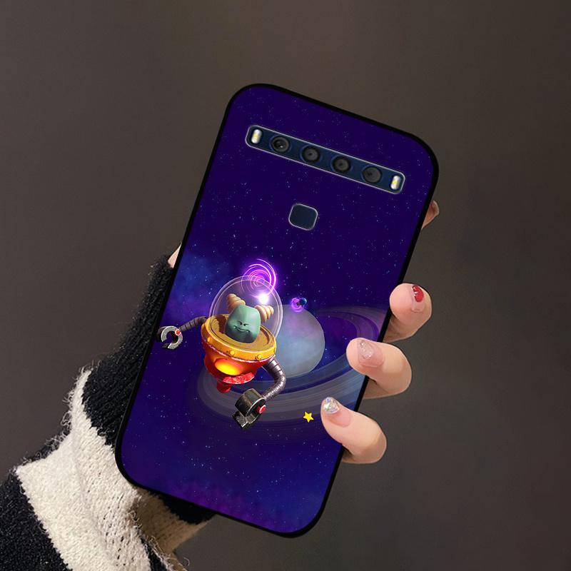 For TCL 10 Lite Case Silicon TPU Flower Landscape Phone Cases On for TCL 10L T770H T770B Portector Soft Cover 10Lite 4187U