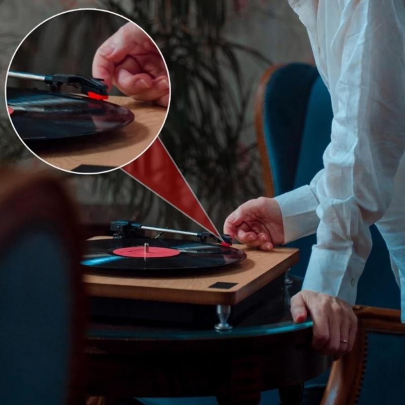 Щетка для чистки иглы проигрывателя с алмазным наконечником, деталь фонографа, замена иглы, пластиковая текстура для проигрывателей