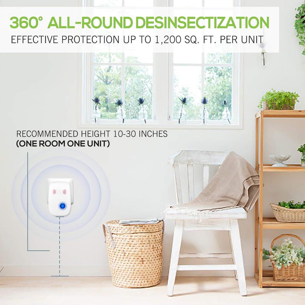 New Ultrasonic Repeller Electronic Mouse Rodent Cockroach Insect Repeller Killer