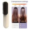 Беспроводной выпрямитель для волос Щетка 3 температуры Быстрый нагрев USB Перезаряжаемый портативный дорожный электрический