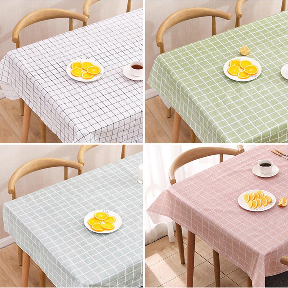2S-Sweet Room клетчатый узор кухонный стол чехол водонепроницаемый термостойкий декор скатерти