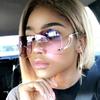 New Irregular Rimless Sunglasses Women Brand Designer Alloy Frame Oversize Gradient Sun Glasses Fashion Female Clear Shades