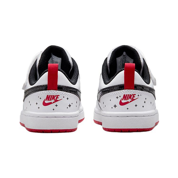 Nike Детские кроссовки Court Borough Low 2 SE PS White Very Berry Черные DM0111-100