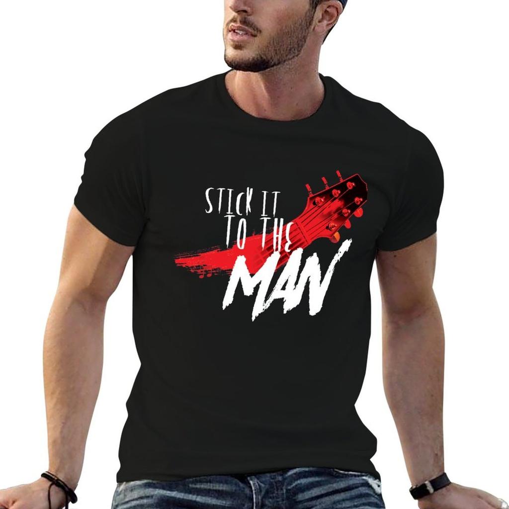 School of rock- Stick it to the man T-Shirt Heavy Duty Casual Work Tee