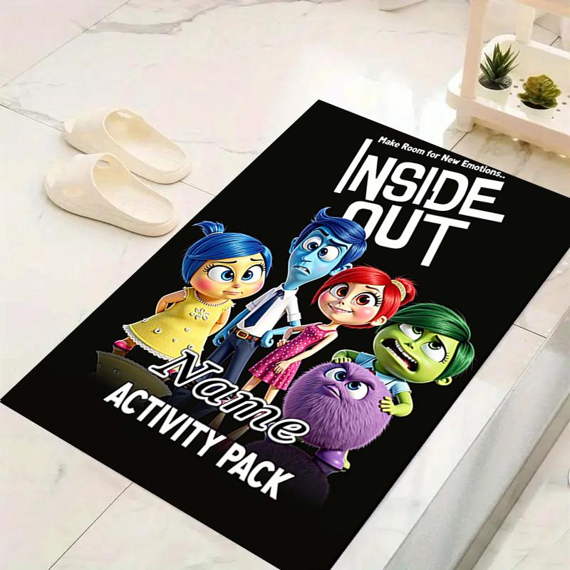 Custom 1Pc Inside Out Emotions Rug Office Carpet Indoor Outdoor Entrance Doormat Nonslip Soft And Comfortable Living Room D91681