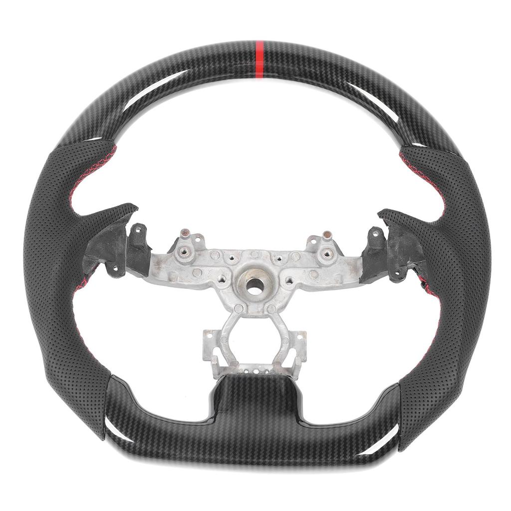 Hydro Dip Carbon Fiber Look Steering Wheel Stylish Ergonomic Steering Wheel Replacement for Infiniti G35 G37 G25 Q40
