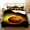 3D Printed Basketball Bedding Set Basketball Duvet Cover Double Twin Full Queen King Adult Kids Bedclothes Quilt Cover