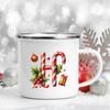 26 Letter Printed Enamel Mug Coffee Juice Milk Mugs Christmas Handle Wine Cup Xmas Best Gifts For Her