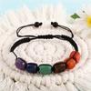 Colorful Natural Stone Adjustable Bracelets - Stylish and Versatile Hand-Woven Jewelry