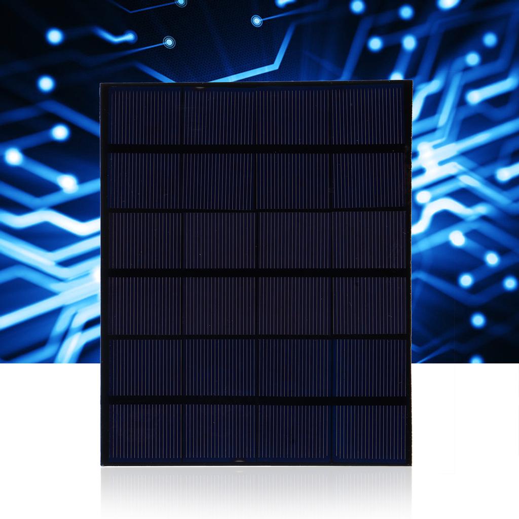 3.5W 6V портативная мини поликристаллическая кремниевая солнечная панель для солнечного света постоянного тока зарядки аккумулятора