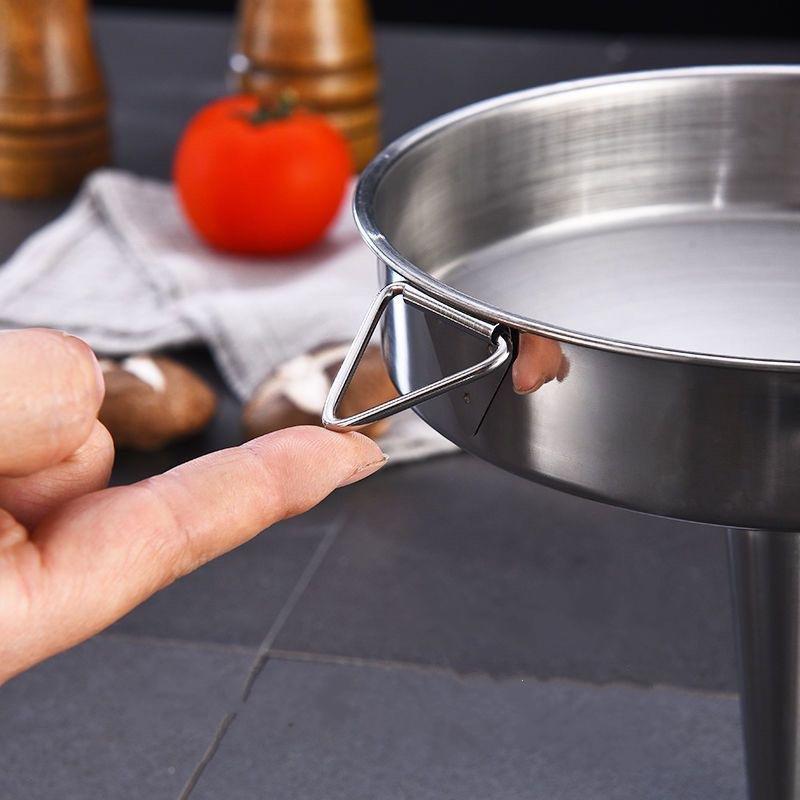 Big Stainless Steel Funnels Kitchen Oil Liquid Metal Hopper with Detachable Filter Wide Mouth Funnel for Canning Kitchen Gadgets