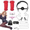 SM Restraint Gag Nipple Vaginal Clamp SM Nipple Metal Chain Breast Nipple Simultaneous Adjustable with Stress SM Sex Lewd Tattoo Storage Bag Included