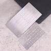 1PCS Mnemonic Template Steel Plate Engraving Tool 304 Stainless Steel For Stamping Mnemonics And Engraving Templates