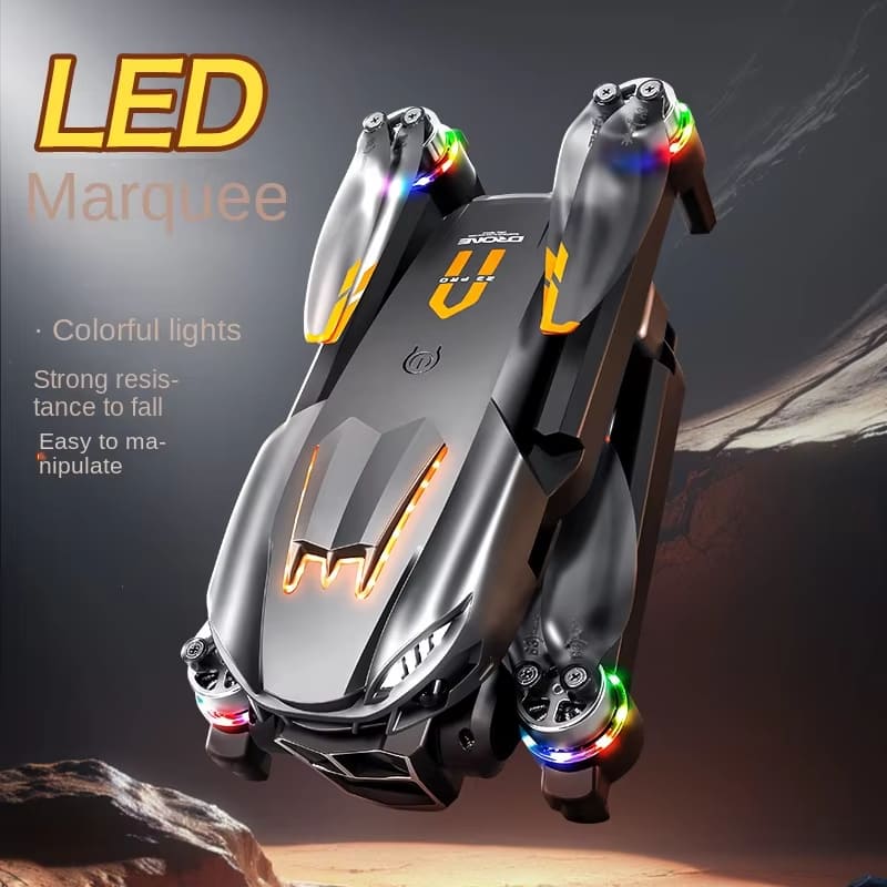 2025 Новый A23 RC Дрон Бесщеточный Мотор Три Камеры Цветной Свет 4K Фиксированная Точка Парения Избегание Препятствий Складной Квадрокоптер Детская Игрушка Подарок