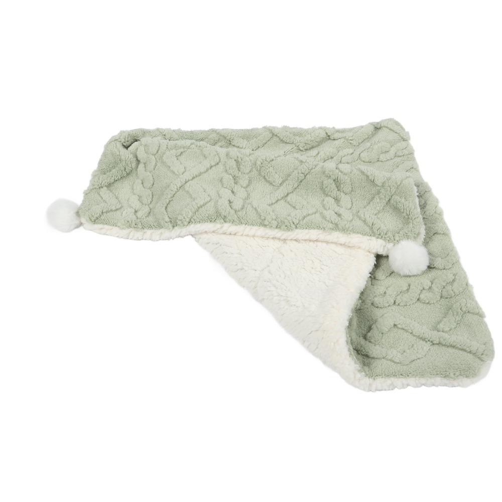Soft Warm Plush Dog Cat Blanket Double Layer Thicken Plush Pet Blanket for Relaxing
