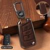 Car Zinc Alloy Flip Key Case Cover Holder For Volkswagen VW Golf 7 For Skoda A5 Fabia A7 Kodiaq Karoq Key Chain
