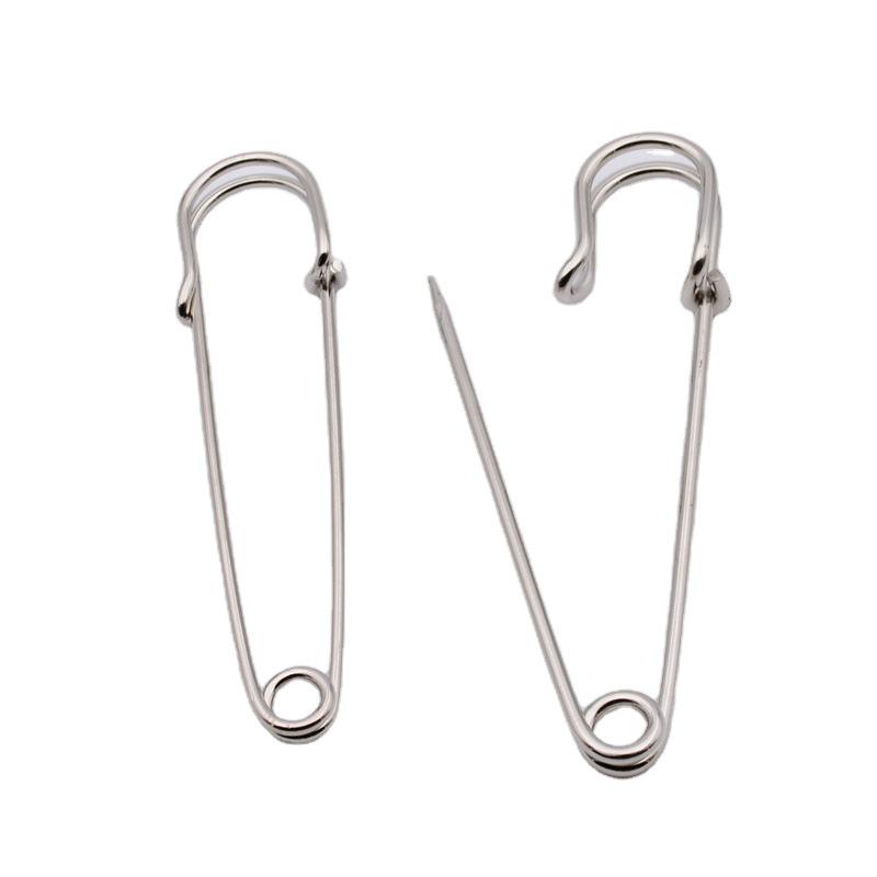 Bold Thick Metal Safety Pin for Clothes & Bags - Ideal for DIY Handmade Jewelry Accessories