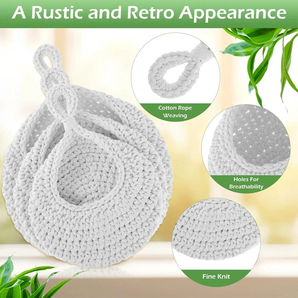 Подвесные корзины, корзина для лука, пальто, богемное хранение, крючки для фруктов, настенные для кухни, дома, ресторана, чесночные овощные горшки