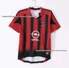 Ретро Футбольная Майка Серии А с Коротким Рукавом - Варианты AC Milan, Inter Milan, Juventus