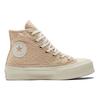 Converse Chuck Taylor All Star High Lace - Женские кроссовки Farro Brown Egret Gold A01773C