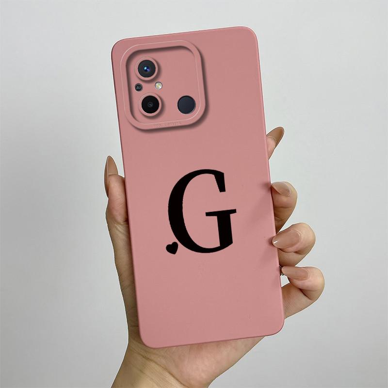 Для Xiaomi Redmi 12C Чехол Милые Буквы для Пары Силиконовый Мягкий ТПУ Fundas Для Xiaomi Redmi 12C 12 C Redmi12C Чехол для Телефона Coque