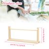 Single Layer Ribbon Storage Rack Wood Ribbon Organizer Countertop Ribbon Racks Multifunctional Ribbon Display Holder Home