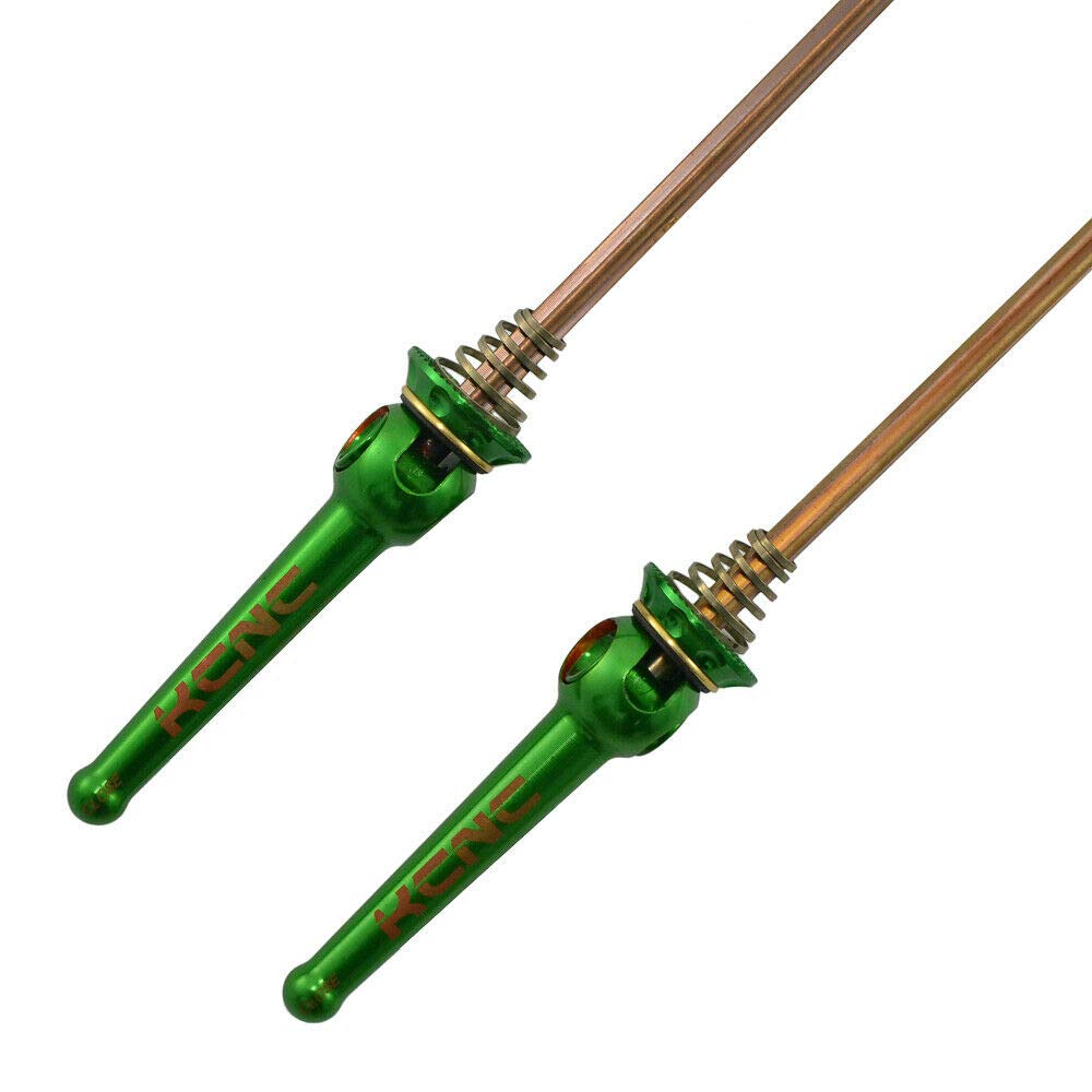 KCNC Grooving QR MTB Титановая ось втулки SK2243 Эксцентрик, Зеленый, KQR05-002GR,
