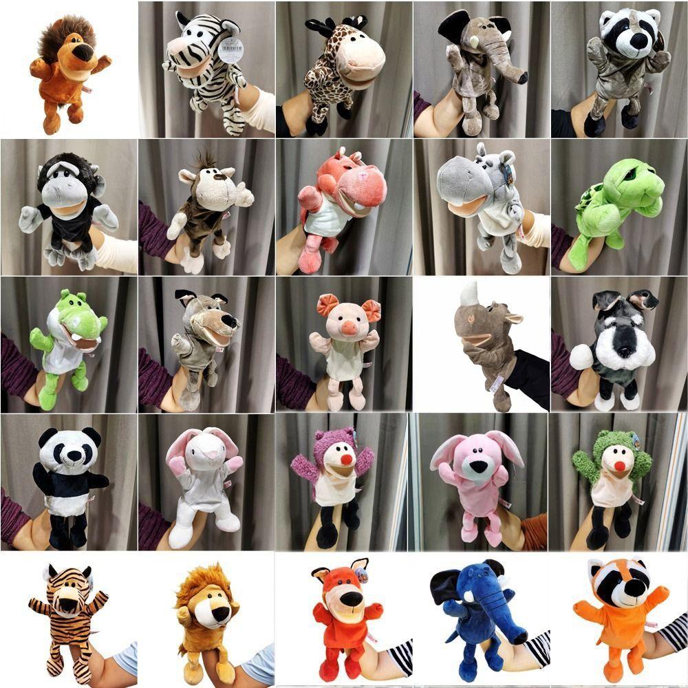 Glove Stuffed Animals Children Puppets Animal Hand Puppet Kindergarten Story Props Plush Hand Doll