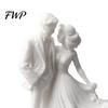 Heartfelt Wedding Gift Romantic Couple Figurine 3D Printed Lover Statue with Bridegroom Suit And Living Room Ornament Bride Dress Anniversary