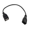 USB 2.0 Female To Micro USB Female Extension Adapter Laptop PC Charger Data Transmission Extension Converter for Phone